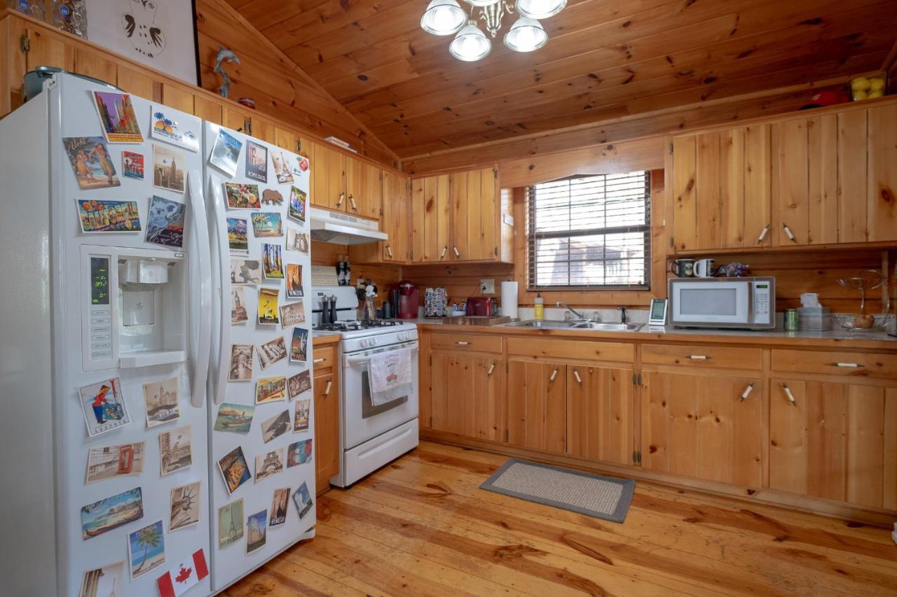 הוילה בלו רידג' Three Dog Night - Pet-Friendly Cabin With Hot Tub מראה חיצוני תמונה